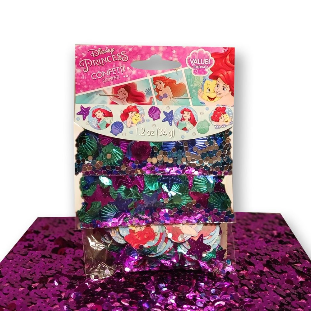 Little Mermaid Ariel Party Favor Confetti Disney Princess Series